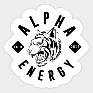 Alpha Energy Sticker